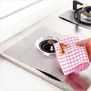 4pcs Stove Protector Reusable Gas Stove Cover