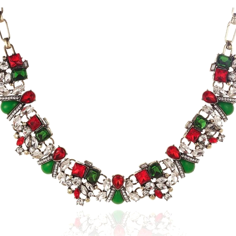 Happy Holiday Statement Necklace