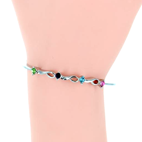 Multi-Color Jeweled Bracelet