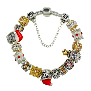 Jolly Santa Charms Bracelet