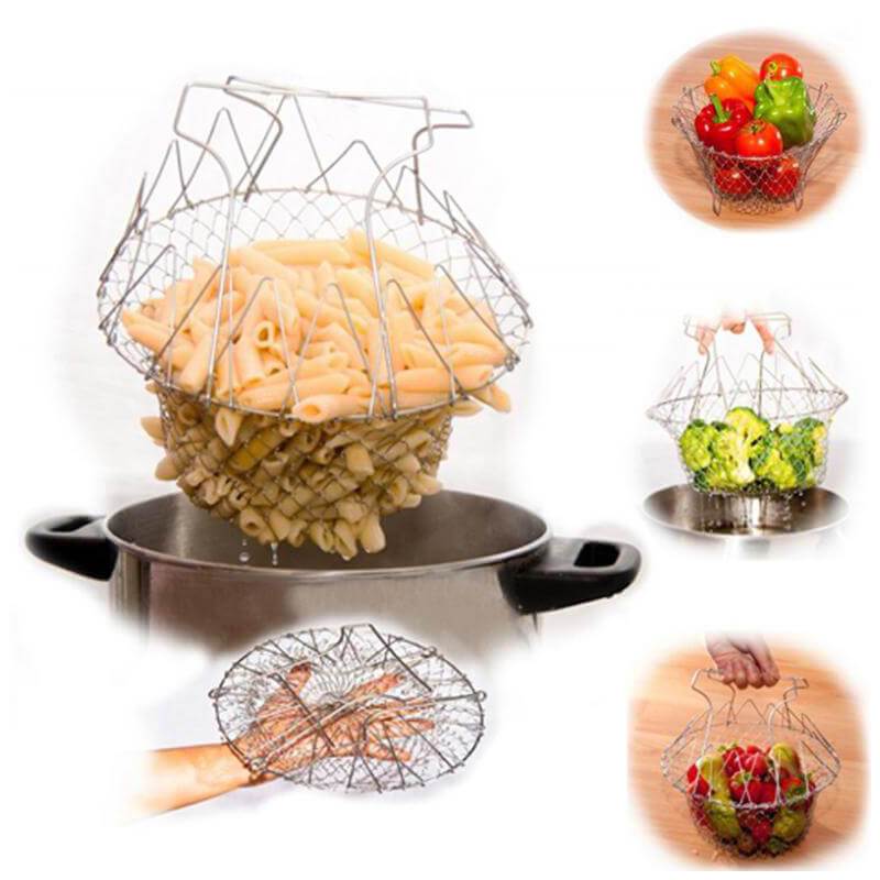 Stainless Chef Magic Mesh Basket