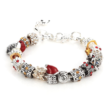 Load image into Gallery viewer, Jolly Santa Charms Bracelet