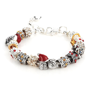 Jolly Santa Charms Bracelet