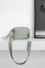 Load image into Gallery viewer, Fashion Plain Double Zip Square Crossbody Bag