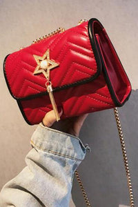 Fashion Mental Chain One Shoulder Small Bag