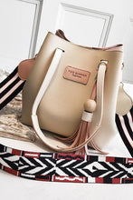 Load image into Gallery viewer, Fashion Simple Color Block Fringe One Shoulder Hand Bag