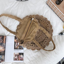 Load image into Gallery viewer, Fashion Casual Vacation Knitting Round Shape Hand Bag