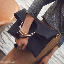 Load image into Gallery viewer, Fashion Casual Plain Mental Round Handle One Shoulder Rectangle Bag