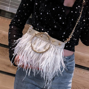 Casual Fashion Elegant Fringe Rectangle One Shoulder Hand Bag