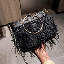 Load image into Gallery viewer, Casual Fashion Elegant Fringe Rectangle One Shoulder Hand Bag