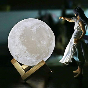 Rechargeable 3D Moon Lamp