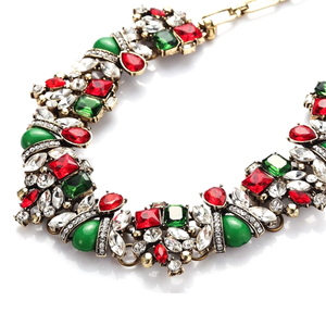 Happy Holiday Statement Necklace