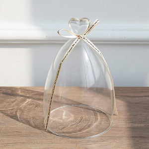 Transparent Landscape Small Vase for Home Office