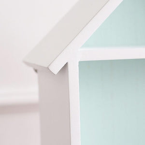 Mint Green House Shape Storage Board