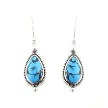 Load image into Gallery viewer, Boho Chic Deep Blue Turquoise Necklace Set