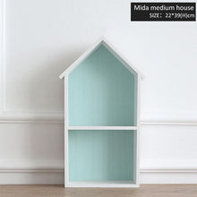 Load image into Gallery viewer, Mint Green House Shape Storage Board