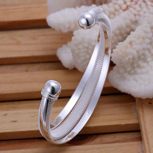 925 Silver Dreamlike Bangle Bracelet