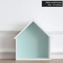 Load image into Gallery viewer, Mint Green House Shape Storage Board