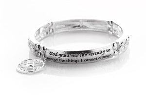 Serenity Prayer Engraved Bracelet