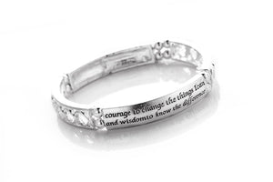 Serenity Prayer Engraved Bracelet