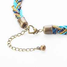 Load image into Gallery viewer, Wise Turquoise Elephant Trunk Necklace