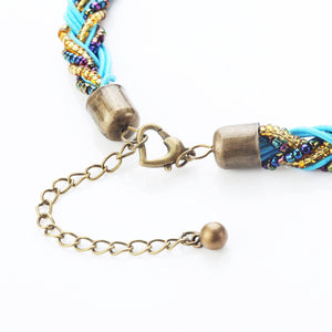 Wise Turquoise Elephant Trunk Necklace