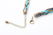 Load image into Gallery viewer, Wise Turquoise Elephant Trunk Necklace