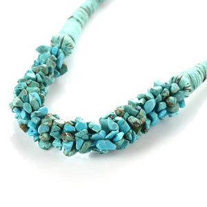 Turquoise Pebble Necklace