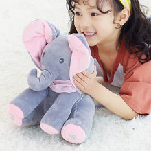Load image into Gallery viewer, Peek A Boo Elephant Play Plush Toy
