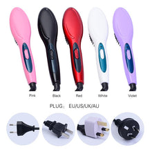 Load image into Gallery viewer, Fast Hair Straightener hair Electric brush