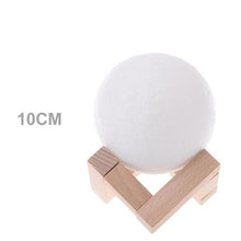 Load image into Gallery viewer, Rechargeable 3D Moon Lamp