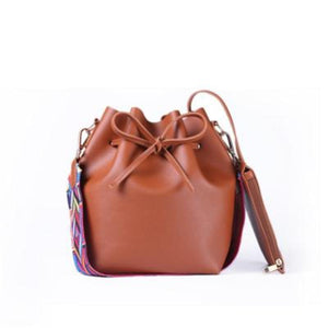 Women bag with Colorful Strap Bucket