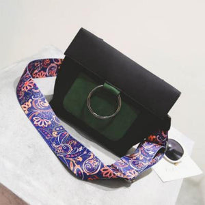 Fashion Women bag with Colorful strap