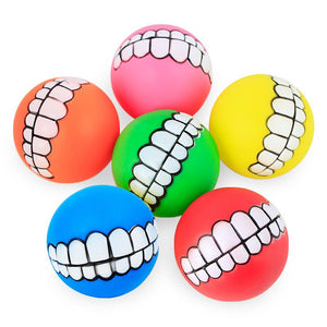 Funny Dog Teeth Toy Ball