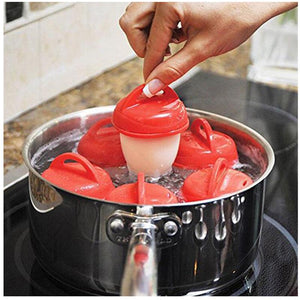 6Pcs/Set Silicone Egglettes Egg Cooker