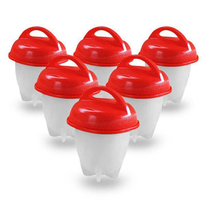 6Pcs/Set Silicone Egglettes Egg Cooker