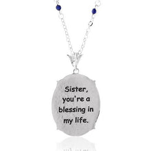 Load image into Gallery viewer, Sister Blessing Cameo Necklace