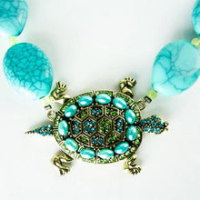 Load image into Gallery viewer, Turtle Rhinestone Necklace