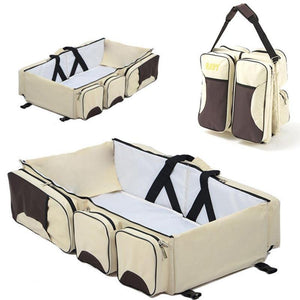 3 in 1 Diaper Bag &amp;  Foldable Baby Crib